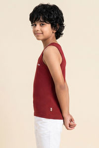 Lee Cooper Boys Solid Vest (Pack of 2) - Multicolor — thumbnail 8